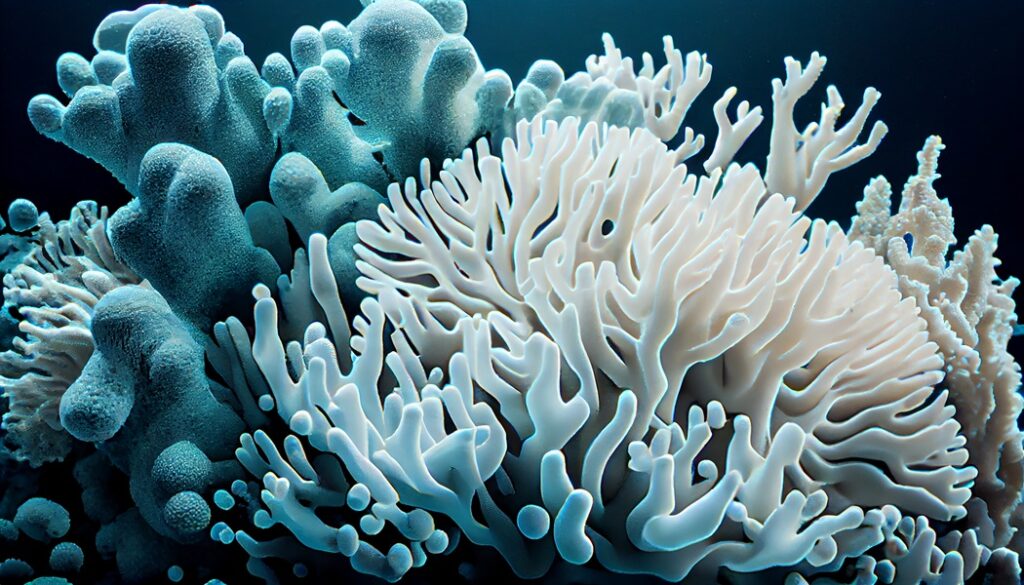 Underwater coral reef teeming with colorful sea life ,generative artificial intelligence